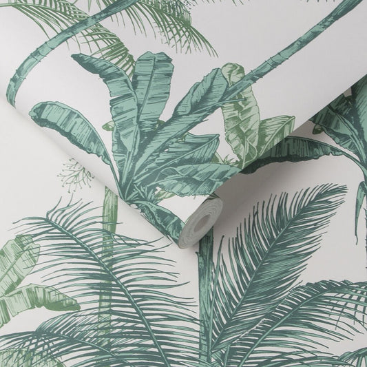 Jungle Wallpaper - Luscious Green - Graham & Brown - 105913 - Premier Wallcovering