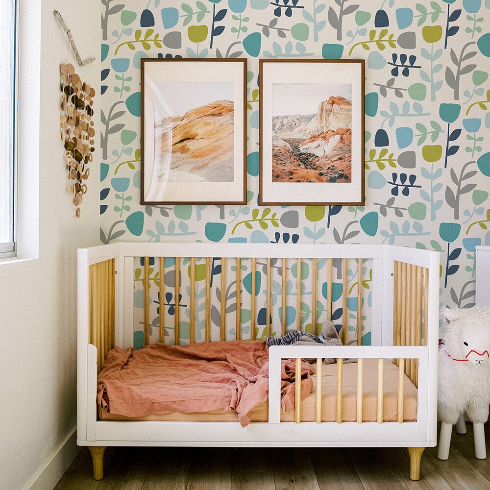 Juni Wallpaper - Teal - A Street Prints - FD26536 - Premier Wallcovering