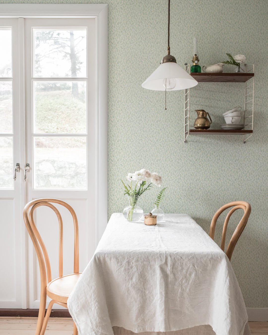 Junis Wallpaper - Green - Midbec - 27021 - Premier Wallcovering