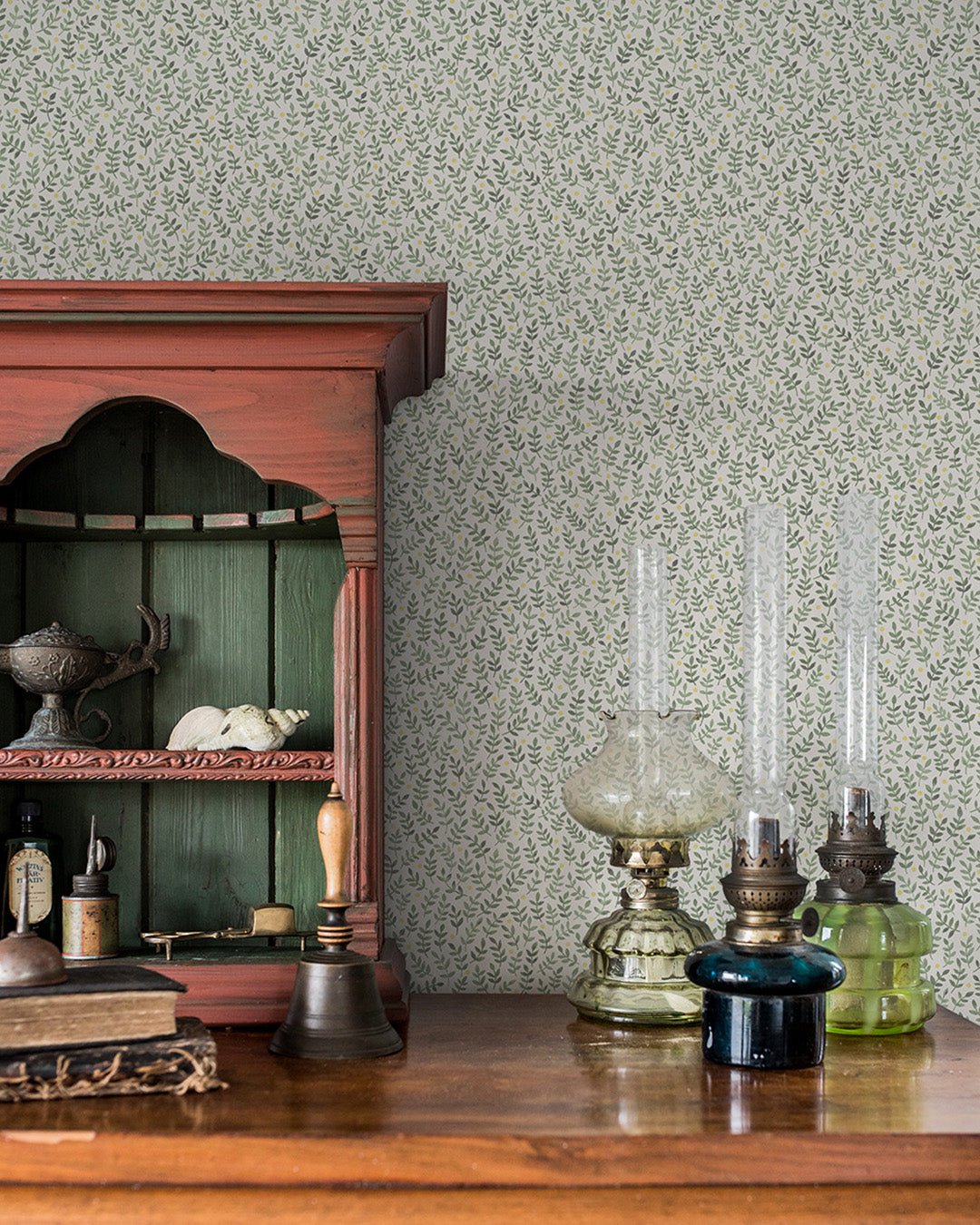 Junis Wallpaper - Green - Midbec - 27021 - Premier Wallcovering