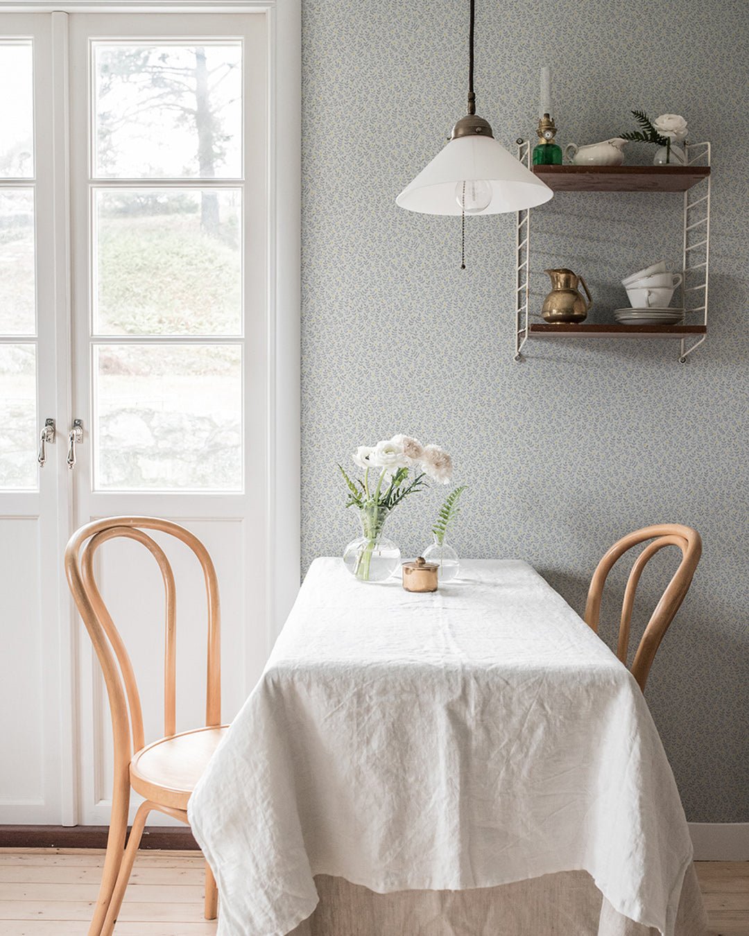 Junis Wallpaper - Light Blue - Midbec - 27020 - Premier Wallcovering