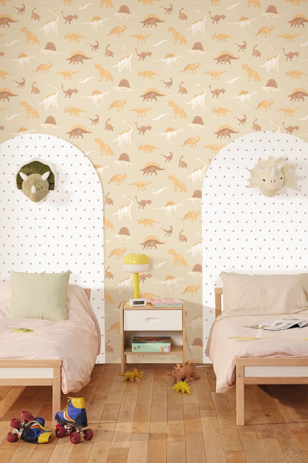 Jurassique Wallpaper - Beige - Caselio - 105701010 - Premier Wallcovering