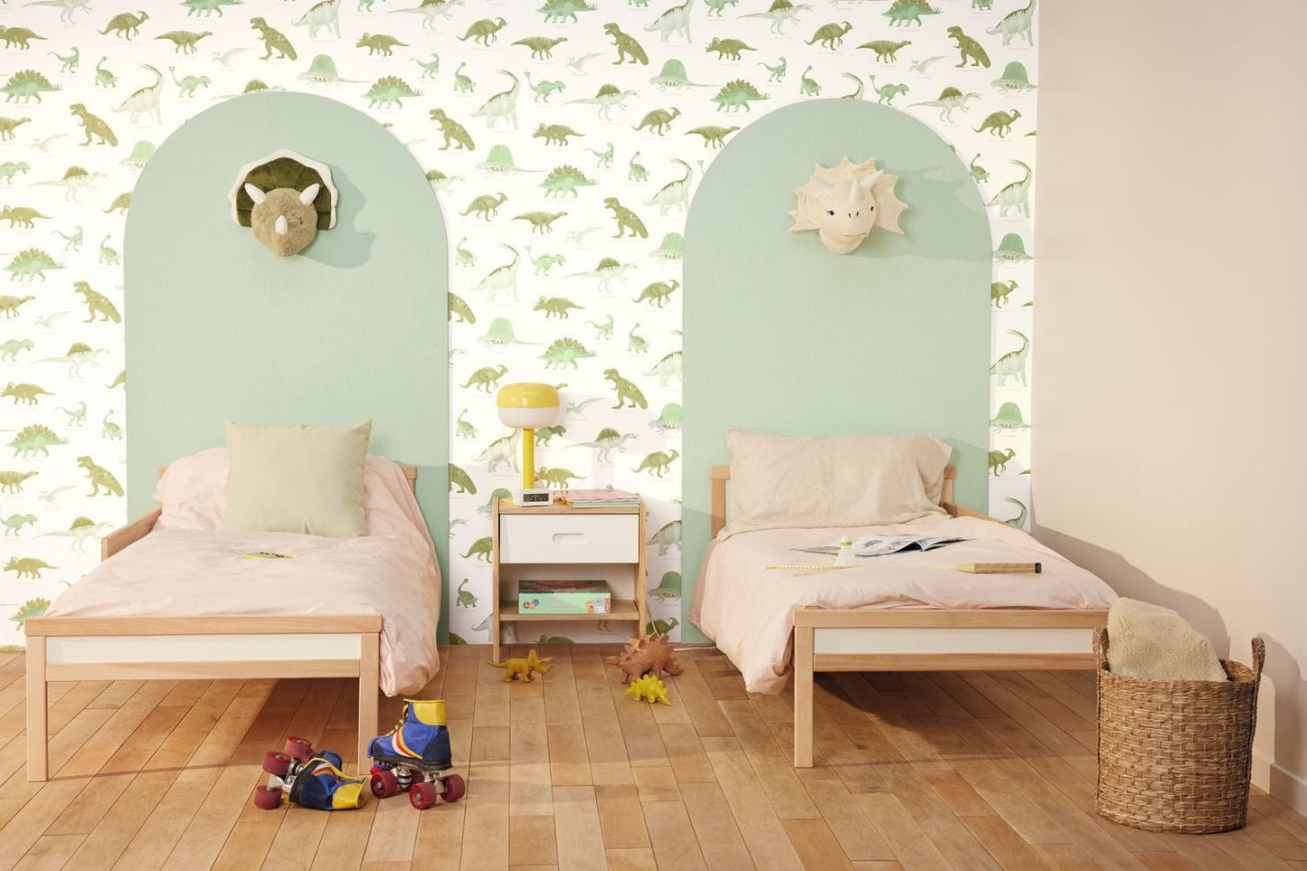 Jurassique Wallpaper - Kaki - Caselio - 105707100 - Premier Wallcovering