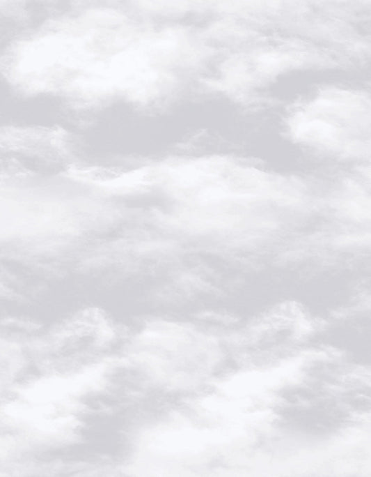 Just 4 Kids 2 Clouds Wallpaper - Grey - Galerie - G56532 - Premier Wallcovering