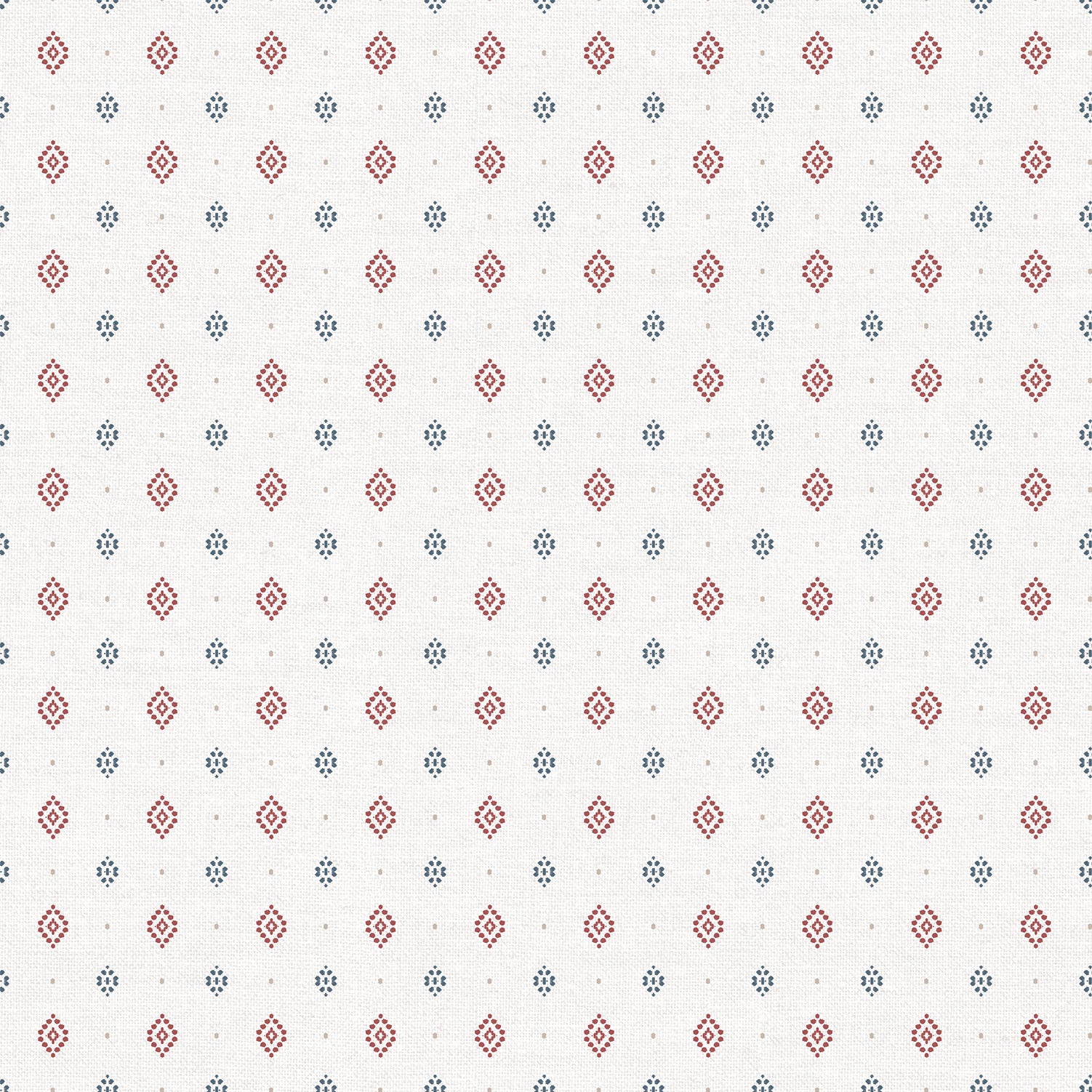 Just 4 Kids 2 Ethnic Print Wallpaper - Red / Blue - Galerie - G56529 - Premier Wallcovering