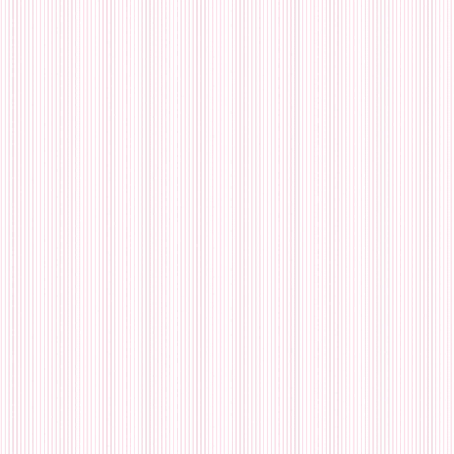 Just 4 Kids 2 Fine Stripe Wallpaper - Pink / White - Galerie - G56014 - Premier Wallcovering