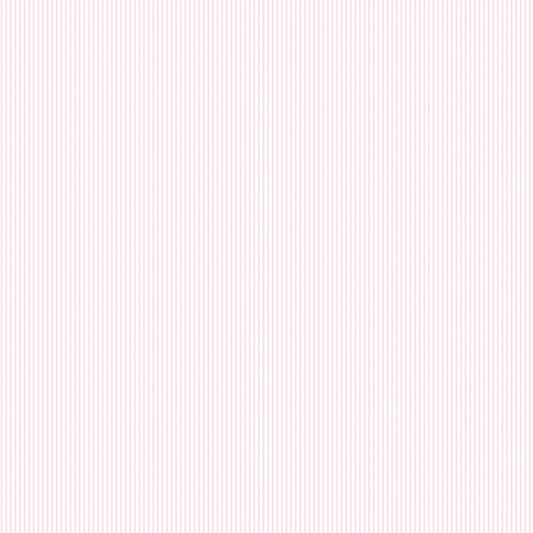 Just 4 Kids 2 Fine Stripe Wallpaper - Pink / White - Galerie - G56014 - Premier Wallcovering