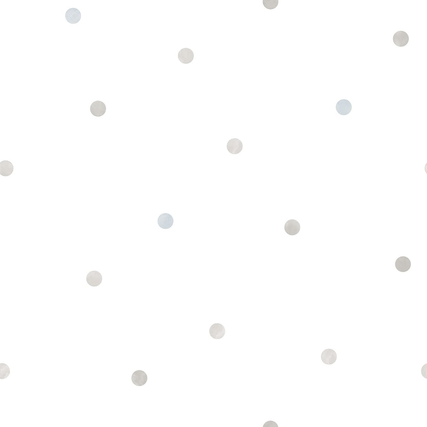 Just 4 Kids 2 Spots Wallpaper - Grey / White - Galerie - G56521 - Premier Wallcovering