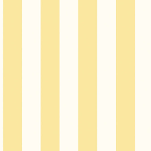 Just Kitchens Awning Stripe Wallpaper - Yellow / White - Galerie - G45400 - Premier Wallcovering
