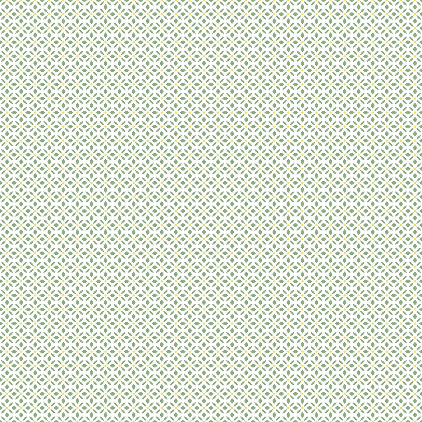 Just Kitchens Leaf Dot Spot Wallpaper - Green / Yellow - Galerie - G45434 - Premier Wallcovering