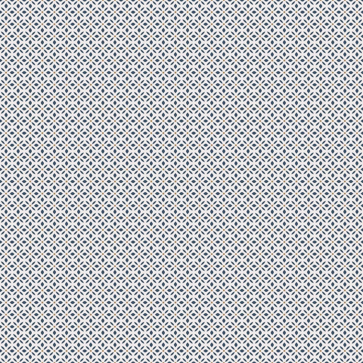 Just Kitchens Leaf Dot Spot Wallpaper - Navy / Gold - Galerie - G45433 - Premier Wallcovering