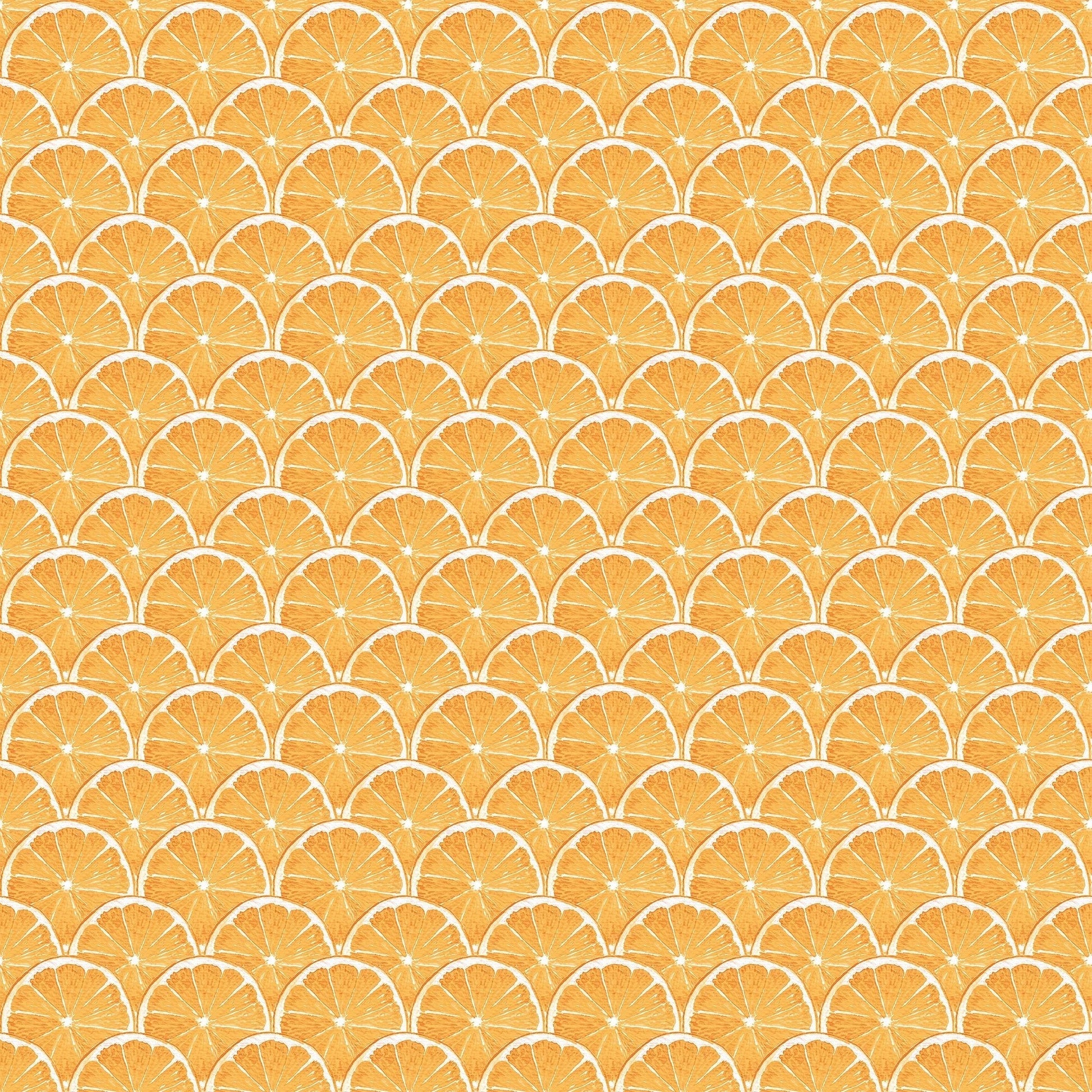 Just Kitchens Orange Scallop Wallpaper - Orange - Galerie - G45439 - Premier Wallcovering