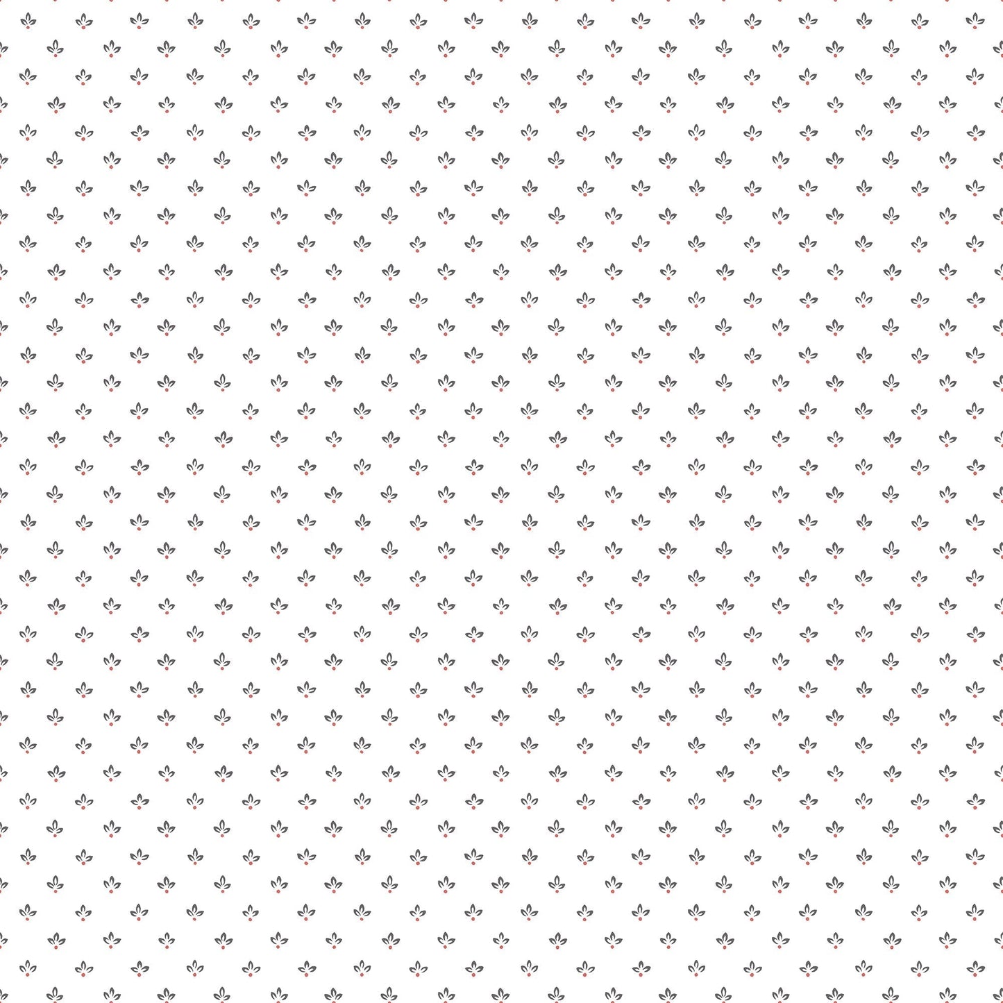 Just Kitchens Tri Leaf Wallpaper - Black / Red - Galerie - G45461 - Premier Wallcovering