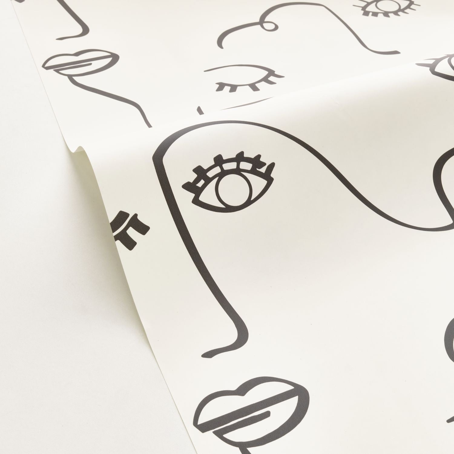 Just Smile Wallpaper - Noir Et Blanc - Caselio - 103339010 - Premier Wallcovering