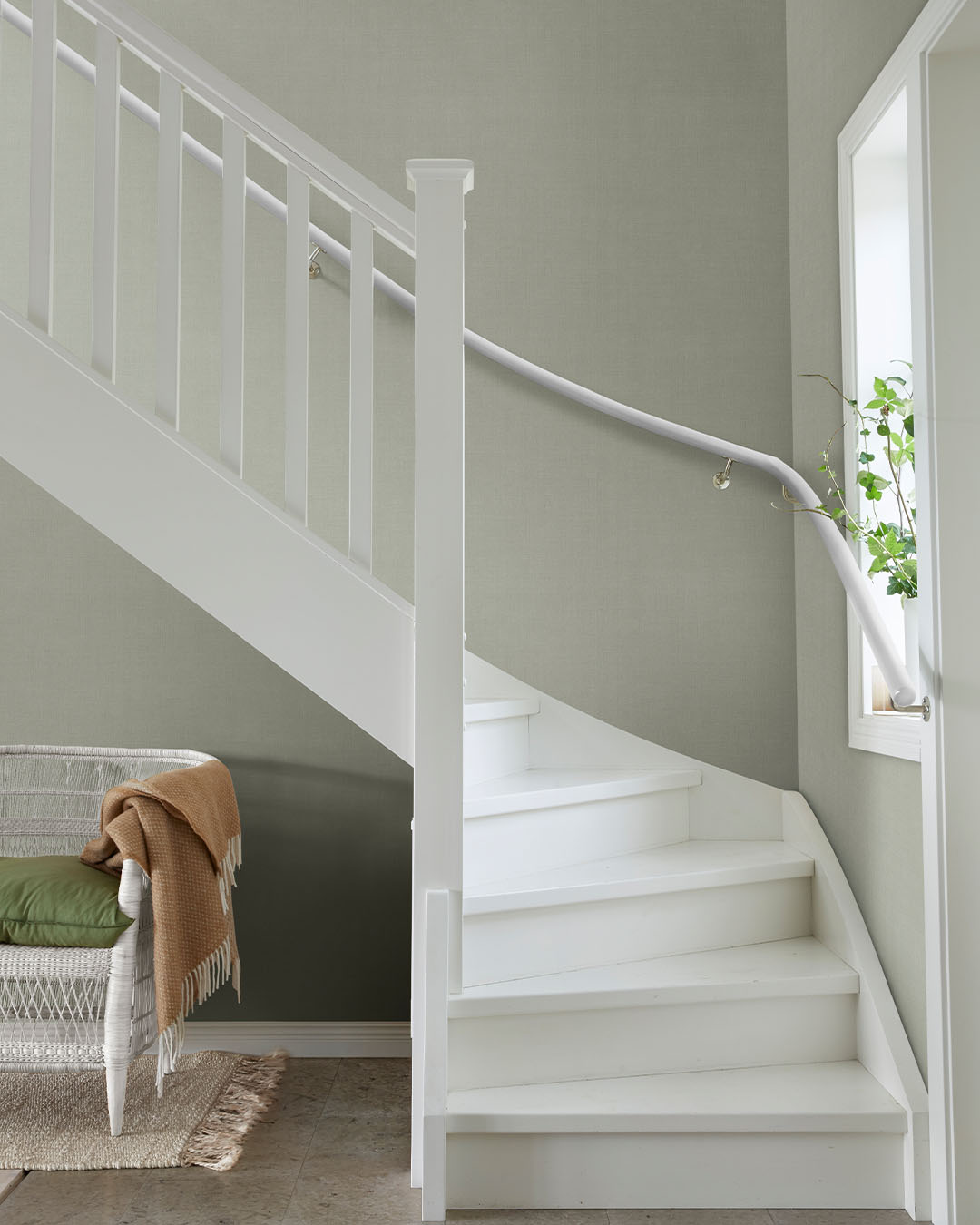 Jute Wallpaper - Greige - Midbec - 16021 - Premier Wallcovering