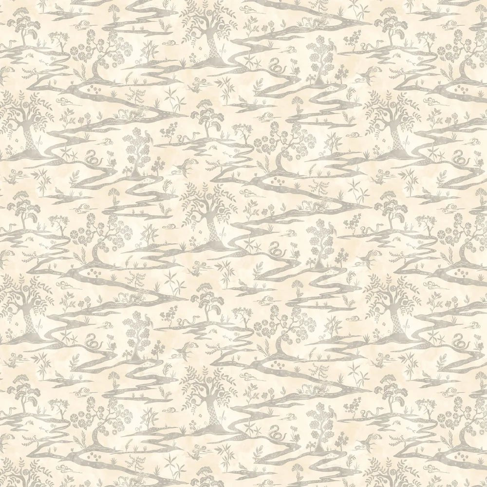 Kaiwa Wallpaper - Wolf Mist - Ohpopsi - HAN50108W - Premier Wallcovering