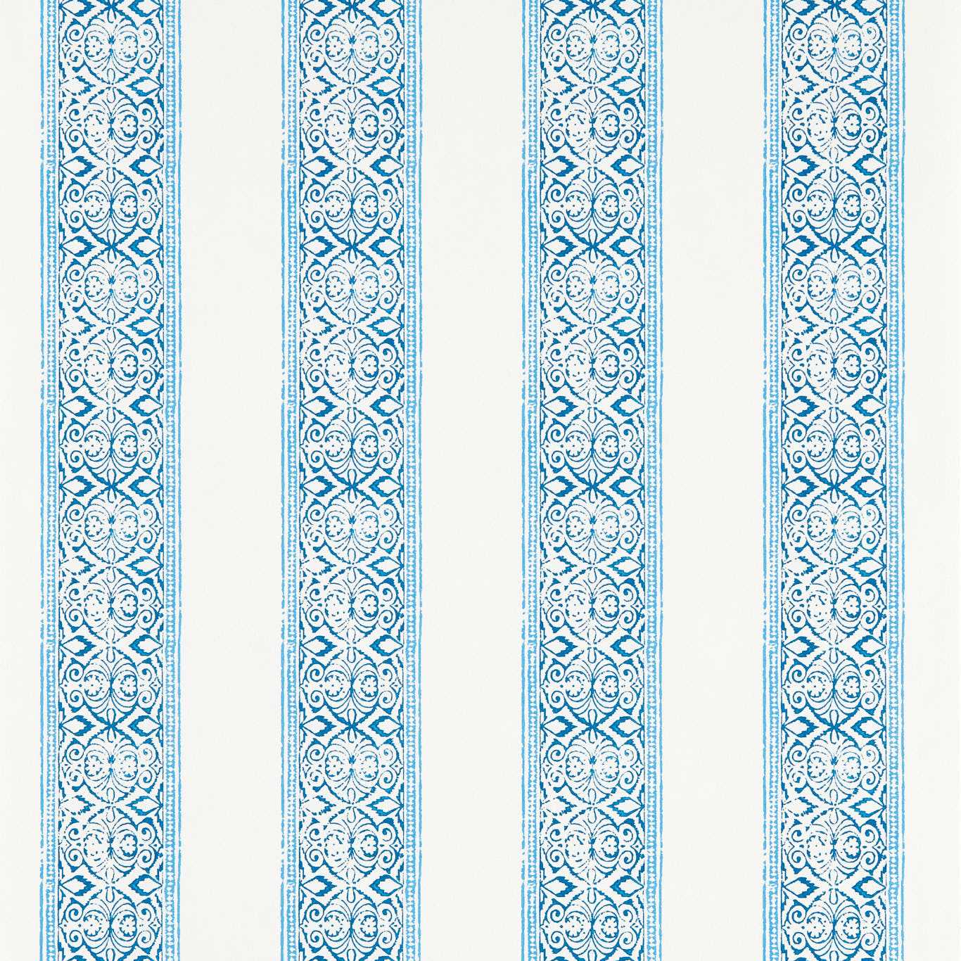 Kalamkari Wallpaper - Cobalt - Clarke & Clarke - W0237/02 - Premier Wallcovering