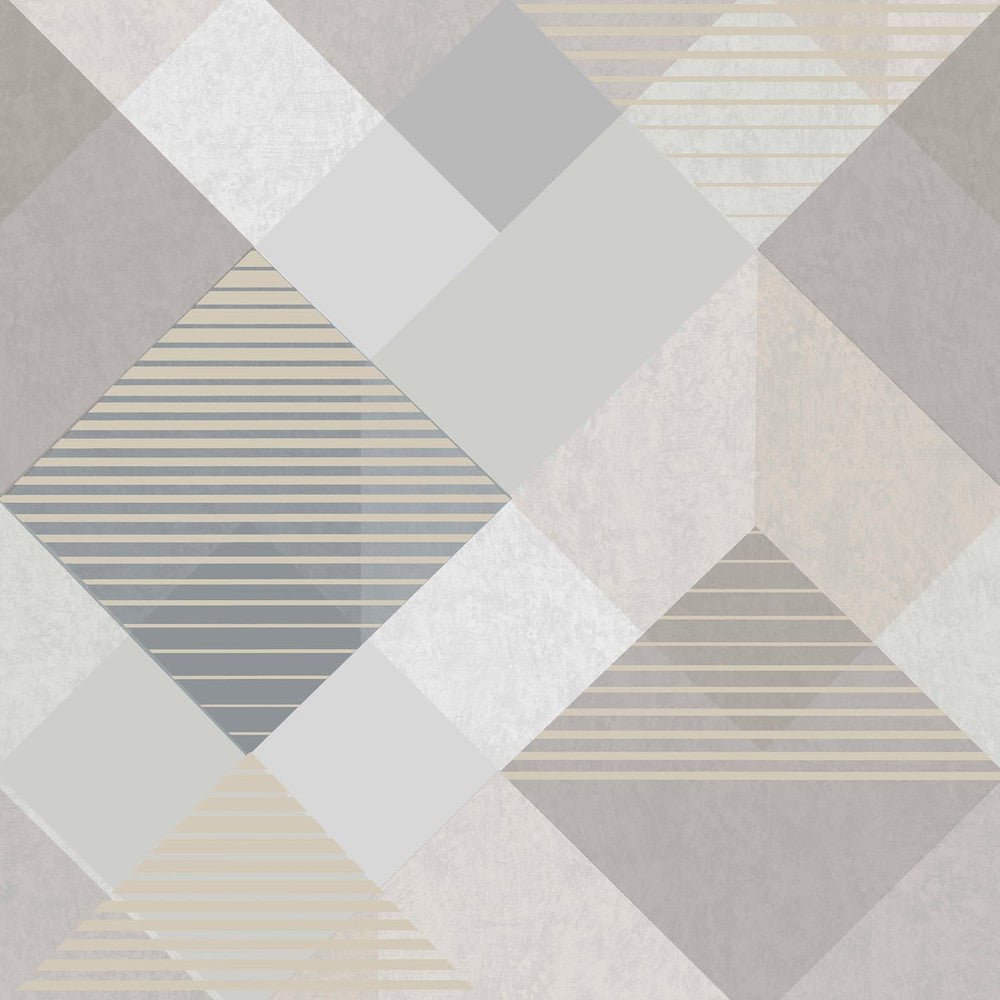 Kaleidoscope Wallpaper - Champagne - Superfresco Easy - 118708 - Premier Wallcovering