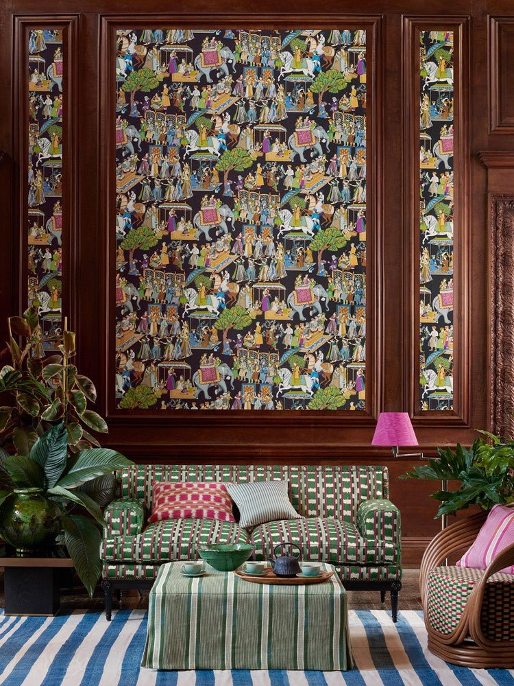 Kalinda Wallpaper - Rose Persan - Manuel Canovas - 03107-01 - Premier Wallcovering