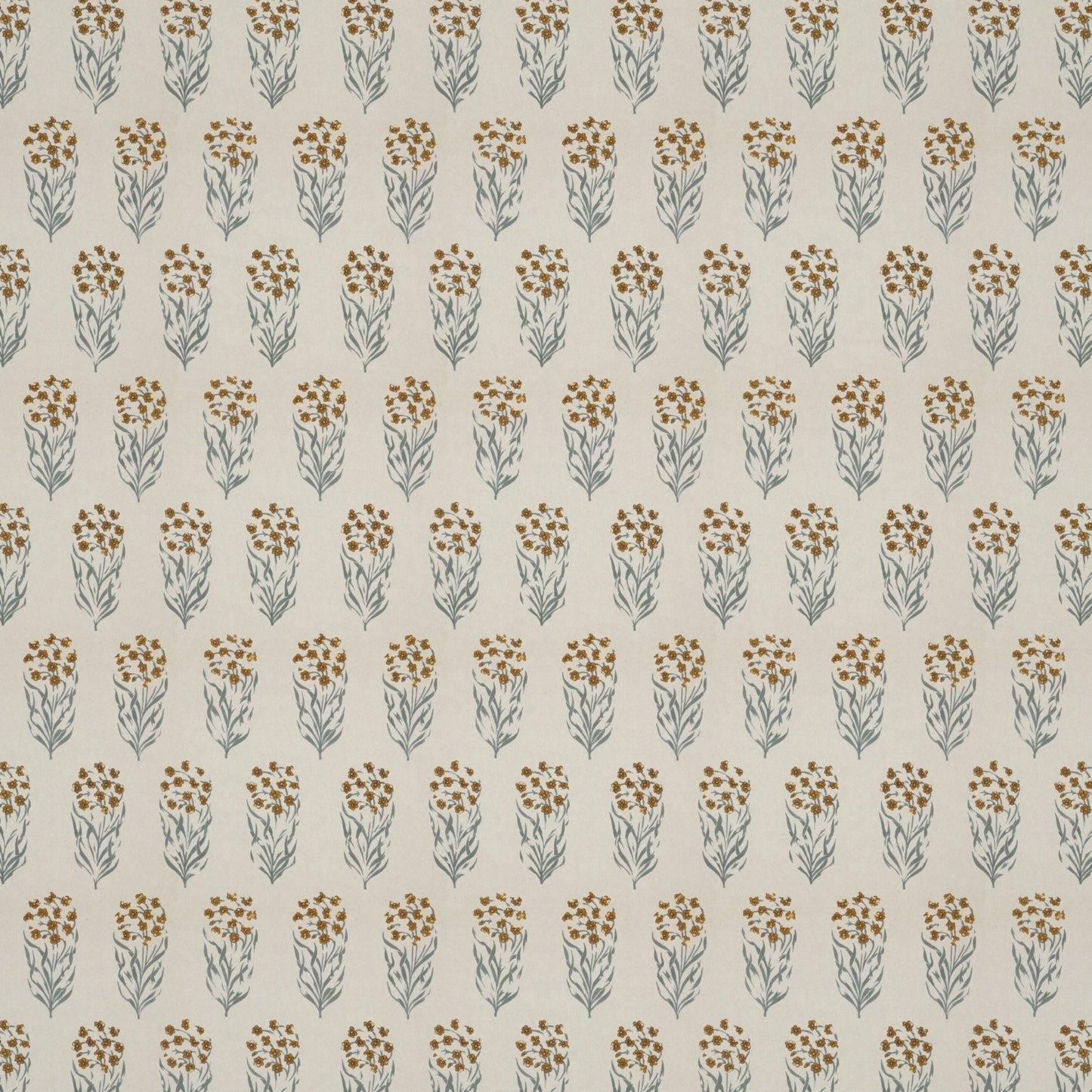 Kalindi Wallpaper - Blue Yellow - Penny Morrison - KALINDI-BY - Premier Wallcovering