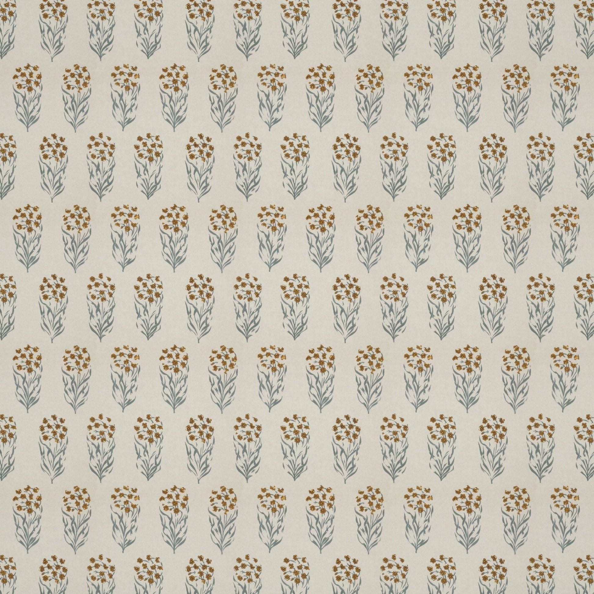 Kalindi Wallpaper - Blue Yellow - Penny Morrison - KALINDI-BY - Premier Wallcovering