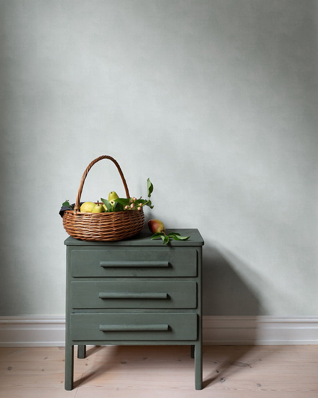 Kalk Berga Wallpaper - Blue/Green - Midbec - 61018 - Premier Wallcovering