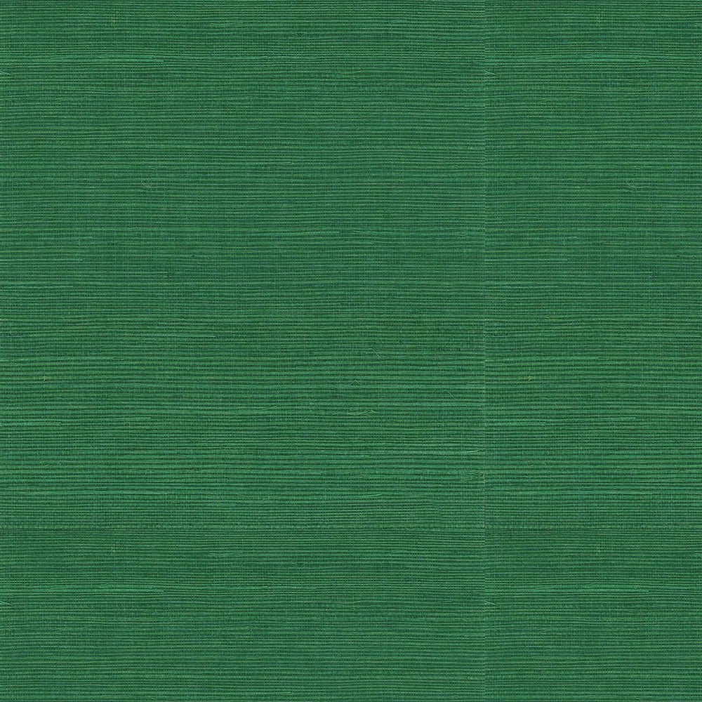Kanoko Grasscloth Wallpaper - Emerald - Osborne & Little - W7559-01 - Premier Wallcovering