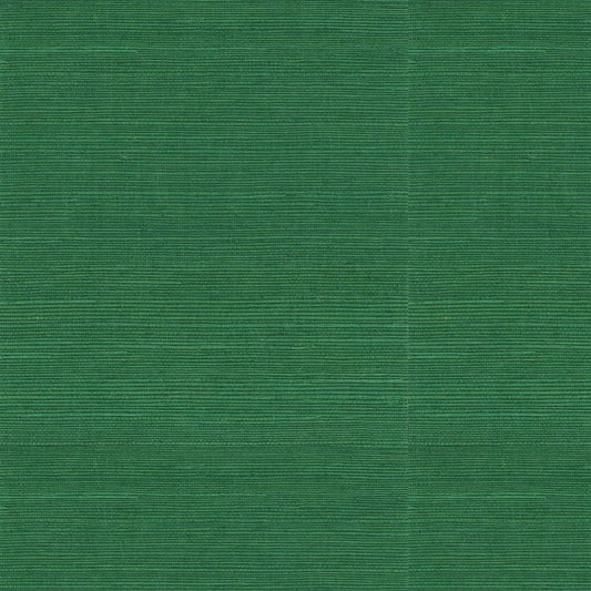 Kanoko Grasscloth Wallpaper - Emerald - Osborne & Little - W7559-01 - Premier Wallcovering