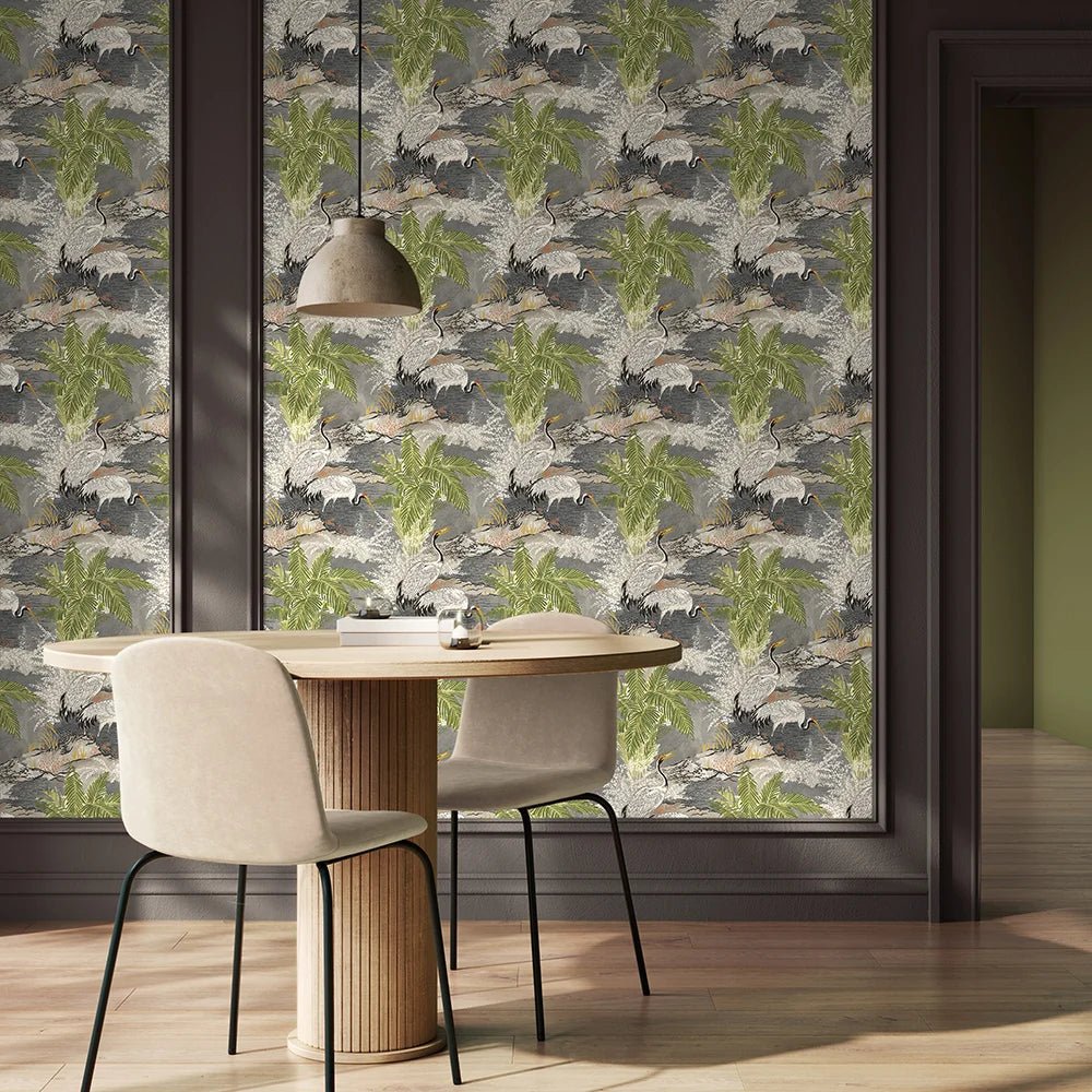 Kansho Wallpaper - Platinum - Ohpopsi - HAN50135W - Premier Wallcovering