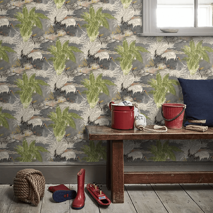 Kansho Wallpaper - Platinum - Ohpopsi - HAN50135W - Premier Wallcovering