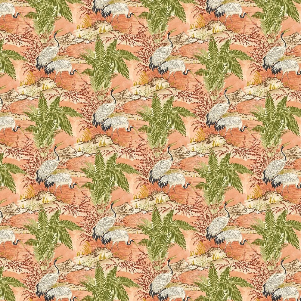 Kansho Wallpaper - Cinnamon - Ohpopsi - HAN50132W - Premier Wallcovering