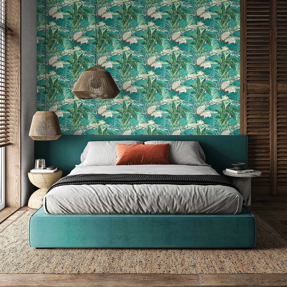 Kansho Wallpaper - Lagoon - Ohpopsi - HAN50133W - Premier Wallcovering