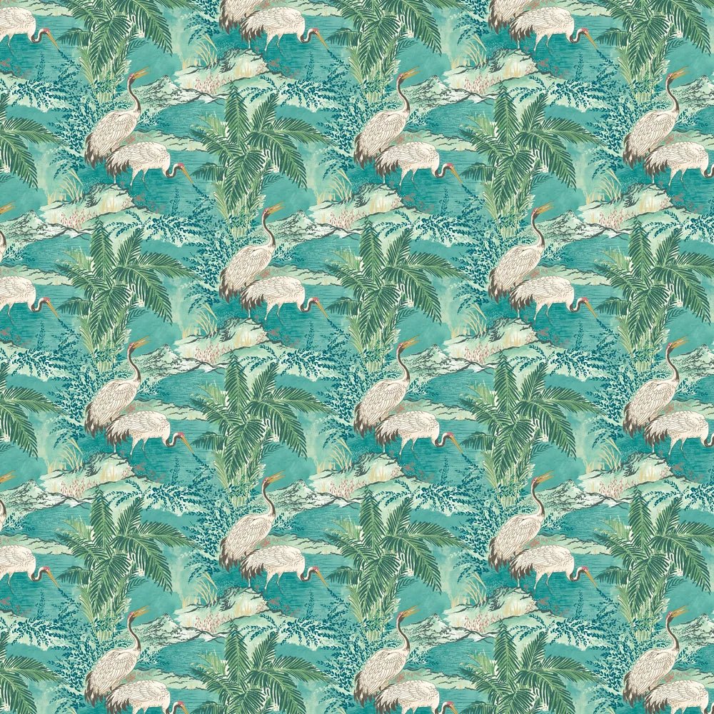 Kansho Wallpaper - Lagoon - Ohpopsi - HAN50133W - Premier Wallcovering