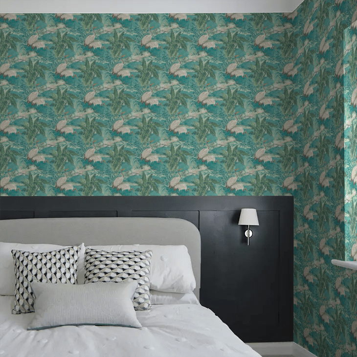 Kansho Wallpaper - Lagoon - Ohpopsi - HAN50133W - Premier Wallcovering