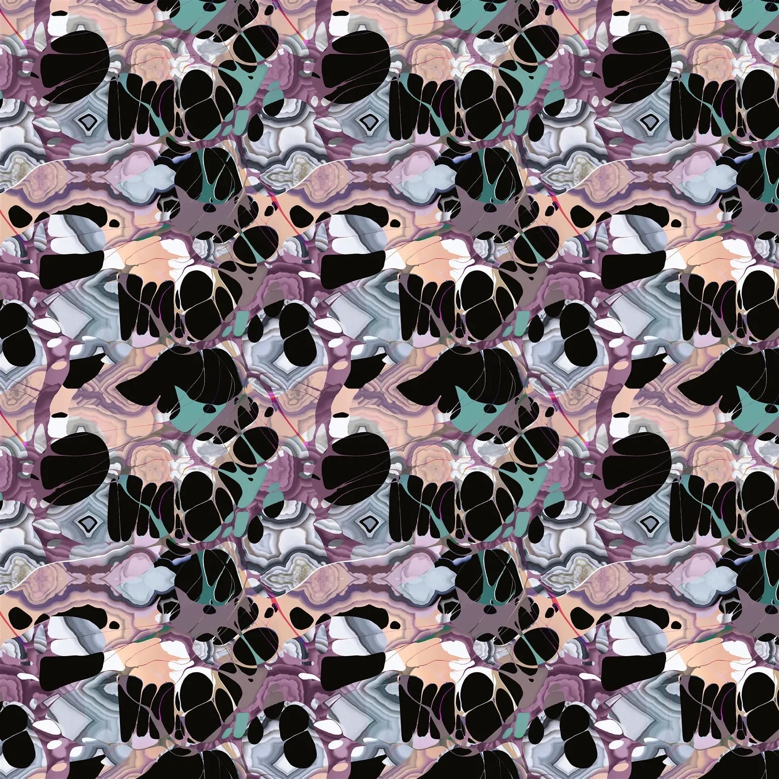 Kaoscope Fabric - Cendre - Christian Lacroix - FCL7075/01 - Premier Wallcovering