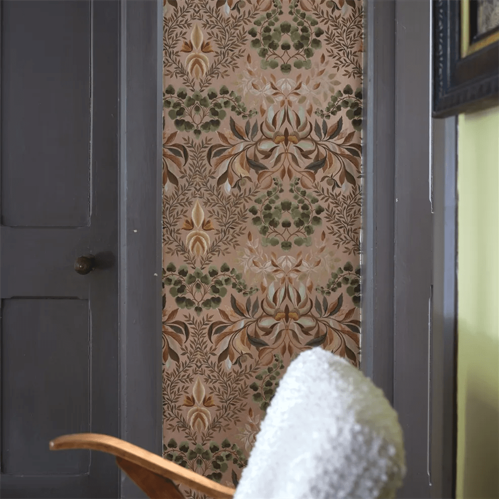 Karakusa Wallpaper - Copper - PDG1157/03 - Designers Guild - Premier Wallcovering