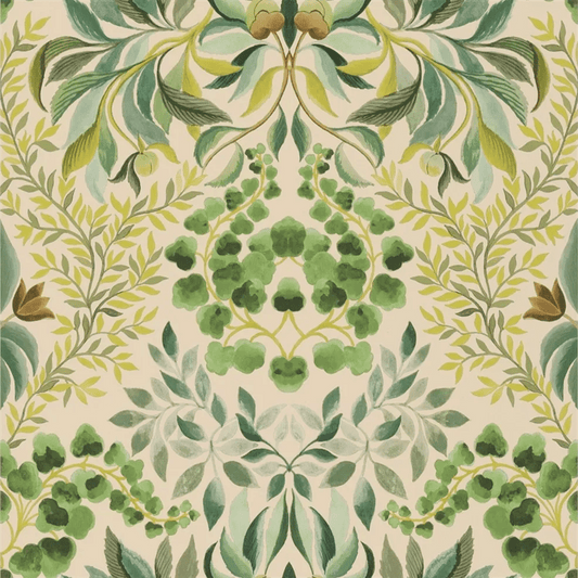 Karakusa Wallpaper - Emerald - PDG1157/04 - Designers Guild - Premier Wallcovering