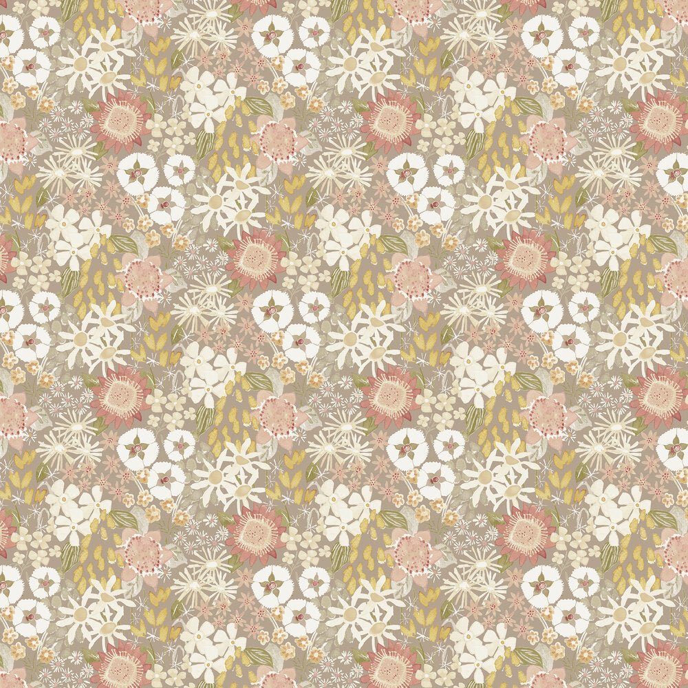 Karina Wallpaper - Natural/Pink - A Street Prints - FD26521 - Premier Wallcovering