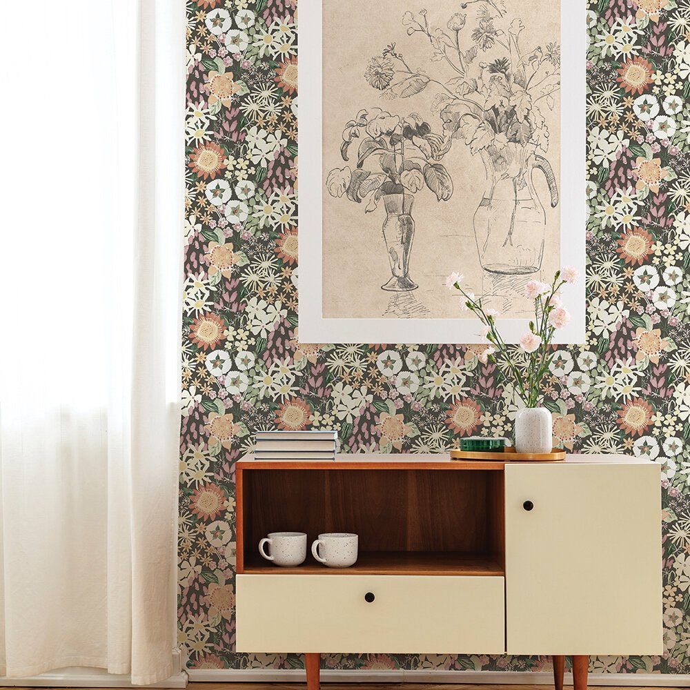 Karina Wallpaper - Berry - A Street Prints - FD26522 - Premier Wallcovering