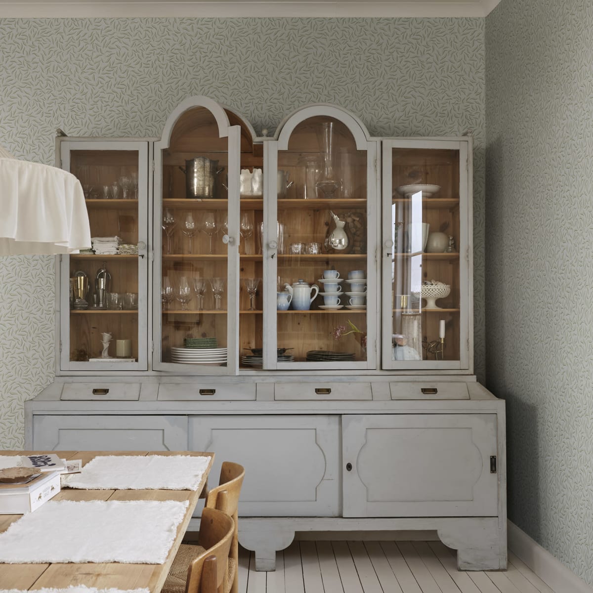 Karolina Wallpaper - Light Blue - Sandberg - S10386 - Premier Wallcovering