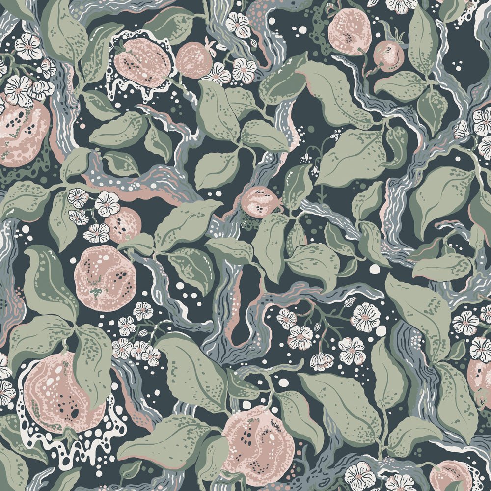 Kart Wallpaper - Dark Blue - Midbec - 22028 - Premier Wallcovering