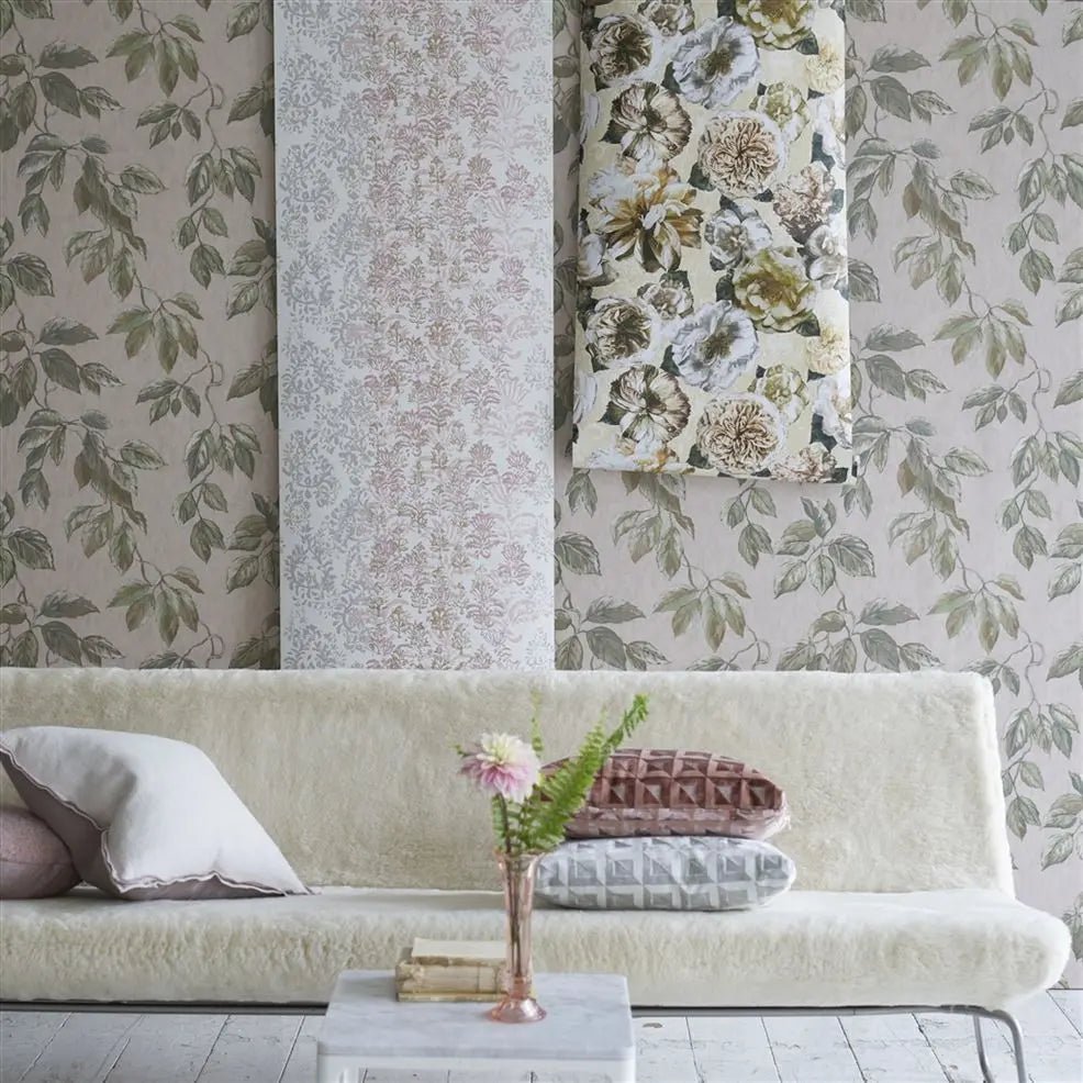 Kasavu Wallpaper - Shell - Designers Guild - PDG1130/03 - Premier Wallcovering