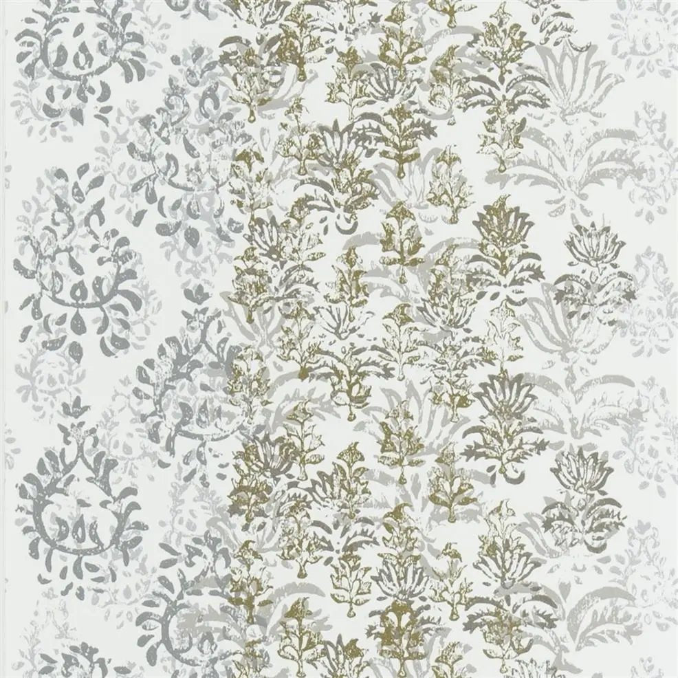 Kasavu Wallpaper - Ivory - Designers Guild - PDG1130/01 - Premier Wallcovering