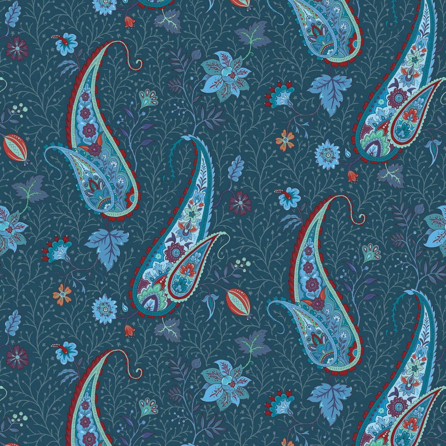 Kasbah Wallpaper - Midnight - Wear The Walls - KAMB8076U52 - Premier Wallcovering