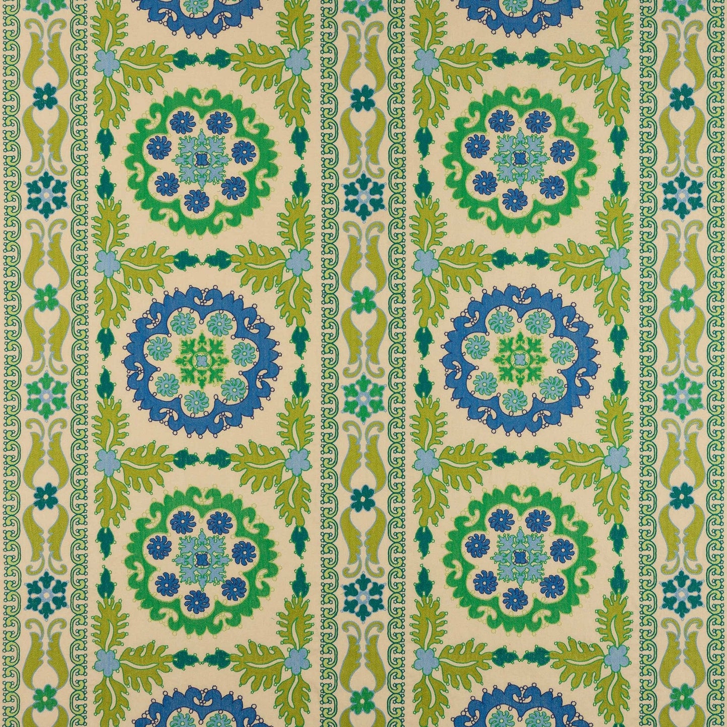 Kashan Fabric - Kiwi - Manuel Canovas - M4140-01 - Premier Wallcovering