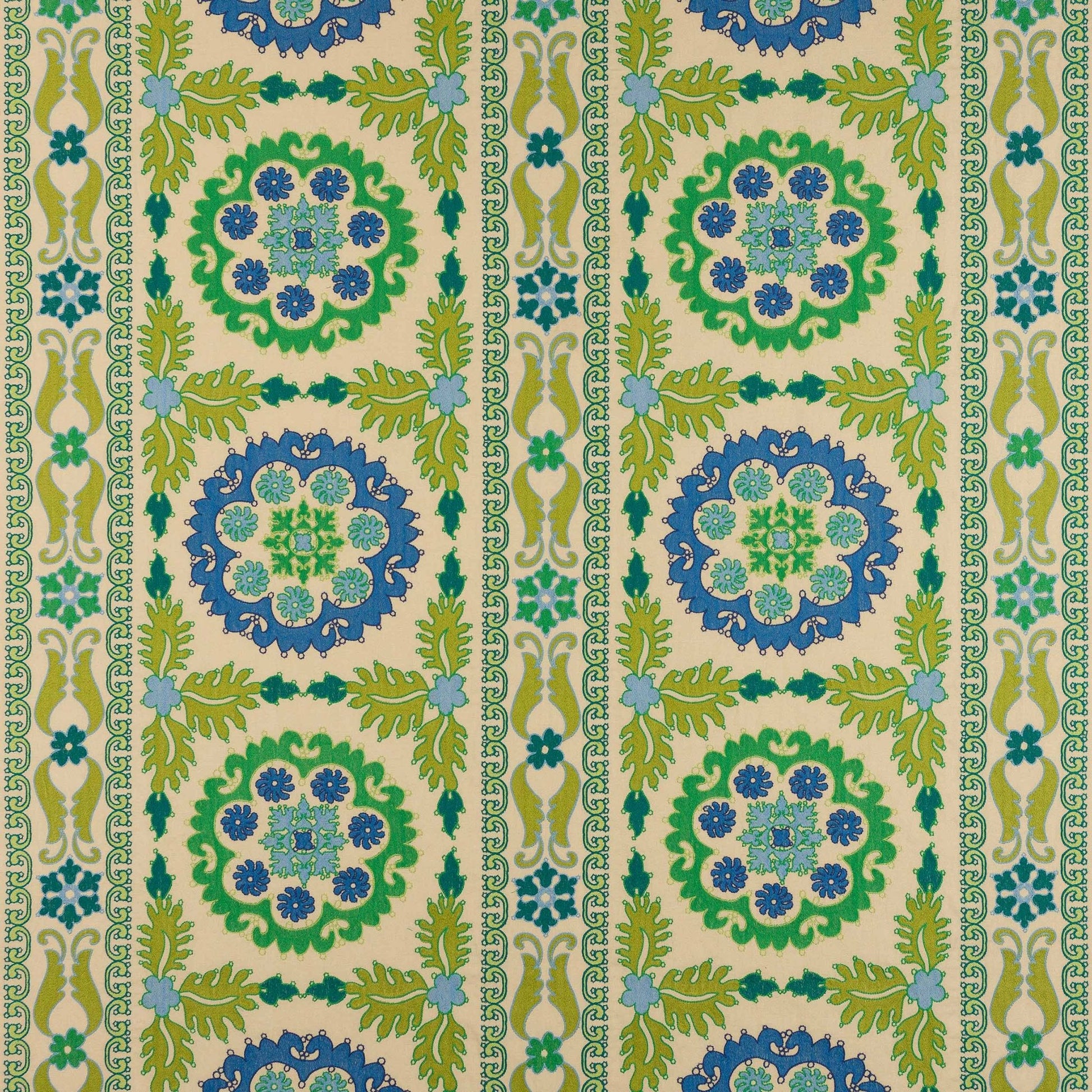 Kashan Fabric - Kiwi - Manuel Canovas - M4140-01 - Premier Wallcovering
