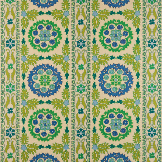 Kashan Fabric - Kiwi - Manuel Canovas - M4140-01 - Premier Wallcovering