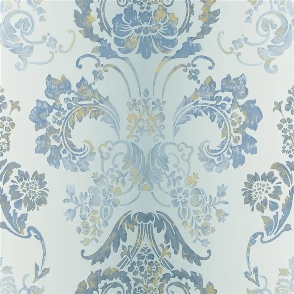 Kashgar Wallpaper - Zinc - Designers Guild - P619/07 - Premier Wallcovering
