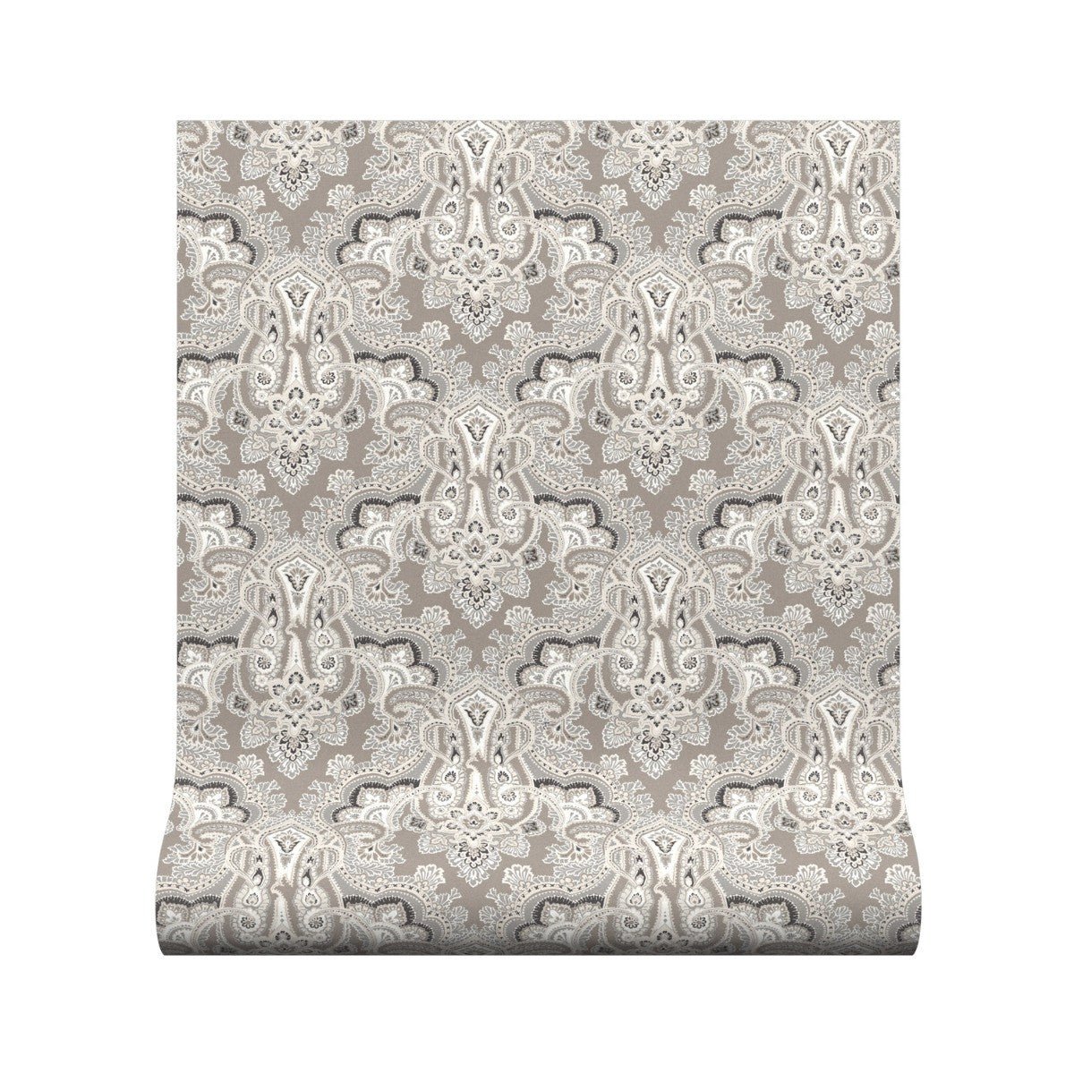 Kashmir Wallpaper - Natural - Warner House - Premier Wallcovering