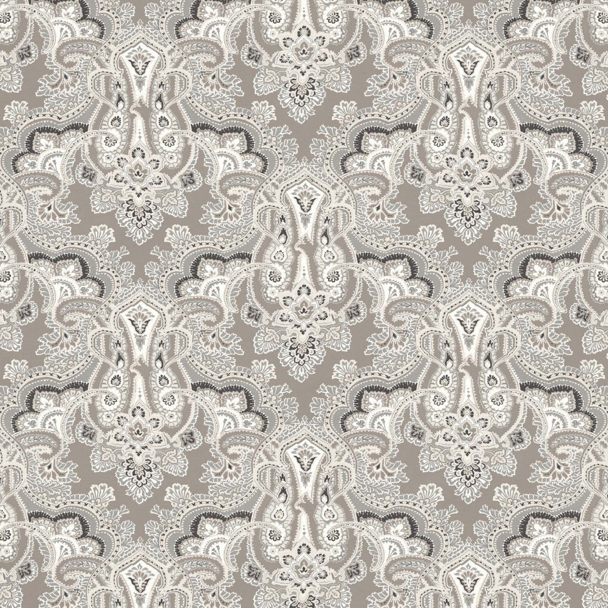 Kashmir Wallpaper - Natural - Warner House - Premier Wallcovering